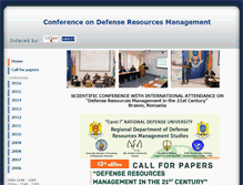 Tablet Screenshot of conference.dresmara.ro